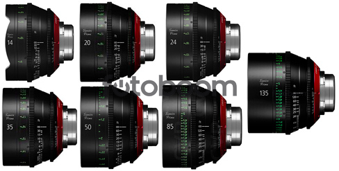 KIT SUMIRE CN-E 14mm/20mm/24mm/35mm/50mm/85mm/135mm (FEET)