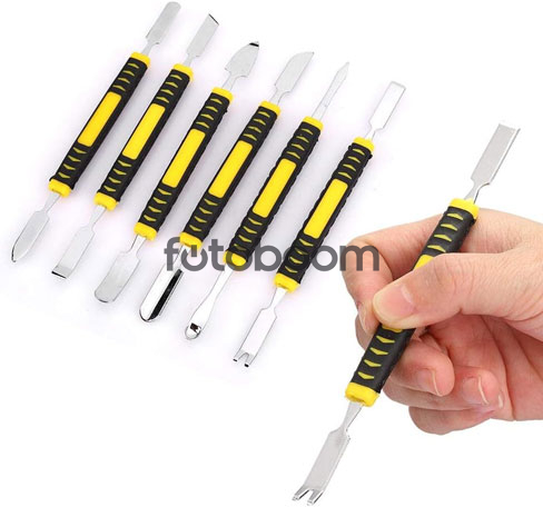 Herramientas de Reparación de electrónica de Acero al Carbono 6 en 1