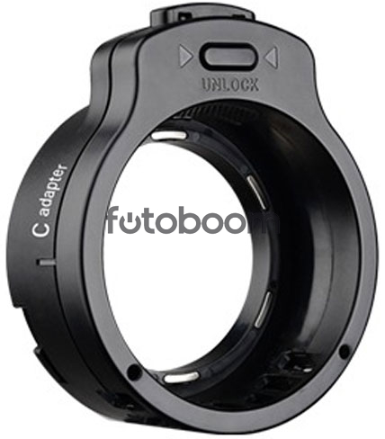 Adaptador para Godox A1, A10, V1, AD100Pro a una Speedbox Flip Adaptador para Godox A1, A10, V1, AD100Pro a una Speedbox Flip