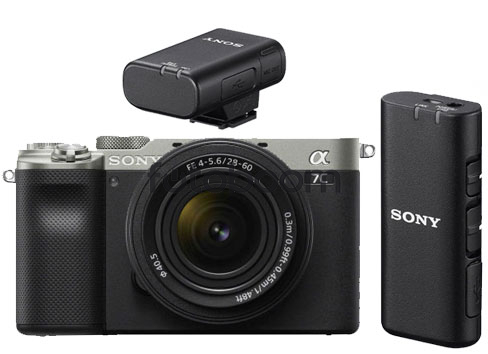 Alpha A7C Plata + 28-60mm f/4-5,6 + ECM-W2BT - BLACK FRIDAY SONY