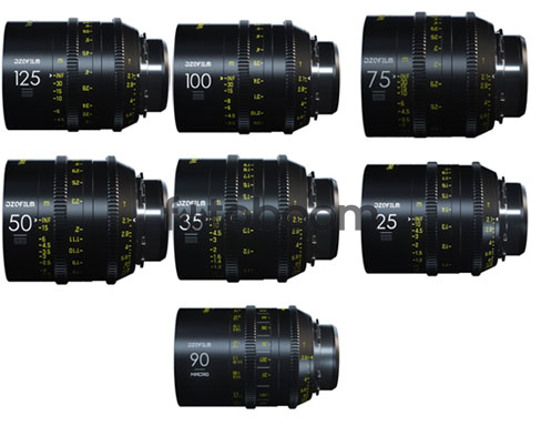 KIT VESPID 7 25/35/50/75/90 Macro/100/125 (FF, PL+EF) - PROMO VESPID DZOFilm
