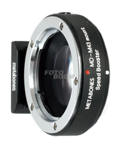 Minolta MD Lens Speed Booster a cuerpo MFT