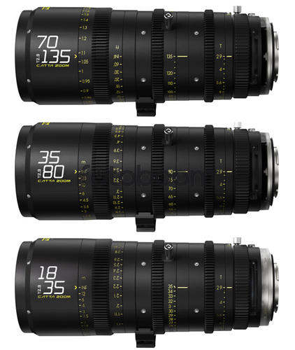 KIT CATTA ZOOM 18-35mm/35-80mm/70-135mm E-Mount (Negro) KIT CATTA ZOOM 18-35mm/35-80mm/70-135mm E-Mount (Negro)