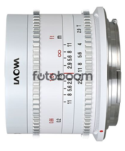 9mm T2.9 Zero-D Canon RF Blanco 9mm T2.9 Zero-D Canon RF Blanco