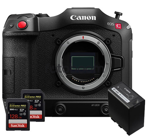 EOS C70 + 2 x SD 128GB 300Mb + BP60 EOS C70 + 2 x SD 128GB 300Mb + BP60