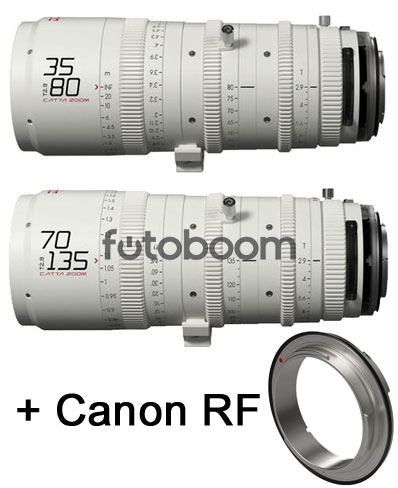 KIT CATTA ZOOM 35-80mm/70-135mm RF-Mount (Blanco) KIT CATTA ZOOM 35-80mm/70-135mm RF-Mount (Blanco)