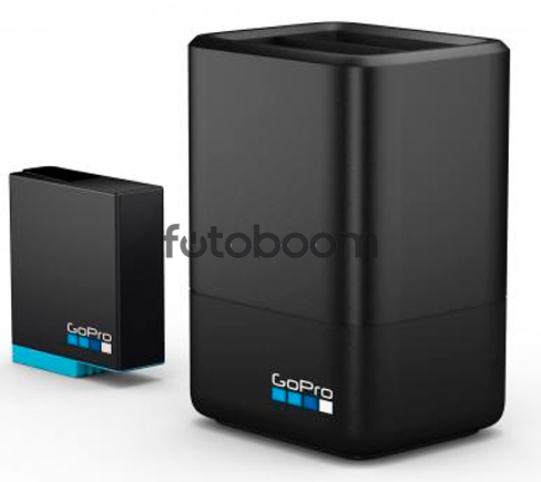 Cargador DUAL series HERO Black + Bateria Cargador DUAL series HERO Black + Bateria