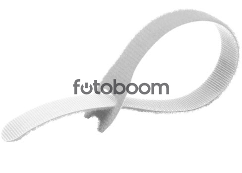 50x Sujetacables simples MEZ-TIE (Blanco)
