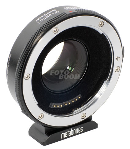 Canon EF Lens T Speed Booster x0.64 a cuerpo BMCC