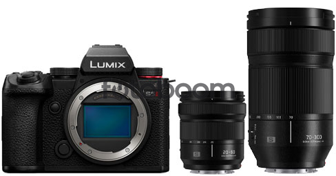 LUMIX S5M2 + 20-60mm f/3.5-5.6 S + 70-300mm f/4.5-5.6 OIS Macro S - BLACK FRIDAY LUMIX S LUMIX S5M2 + 20-60mm f/3.5-5.6 S + 70-300mm f/4.5-5.6 OIS Macro S - BLACK FRIDAY LUMIX S