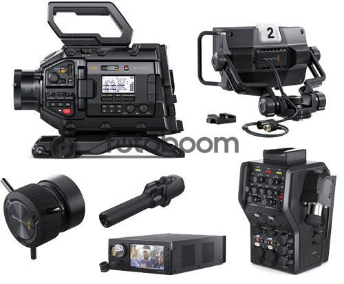 URSA Broadcast G2 + Studio Viewfinder G2 + Focus Zoom Demand + Camera Fiber y Studio Fiber Converter URSA Broadcast G2 + Studio Viewfinder G2 + Focus Zoom Demand + Camera Fiber y Studio Fiber Converter