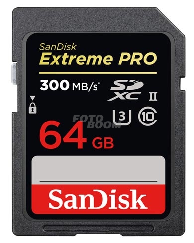 Secure Digital EXTREME PRO SDXC UHS-II 64Gb 300Mb/s