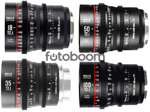 KIT Super35 4-Prime 18/35/50/100 (Arri PL) KIT Super35 4-Prime 18/35/50/100 (Arri PL)