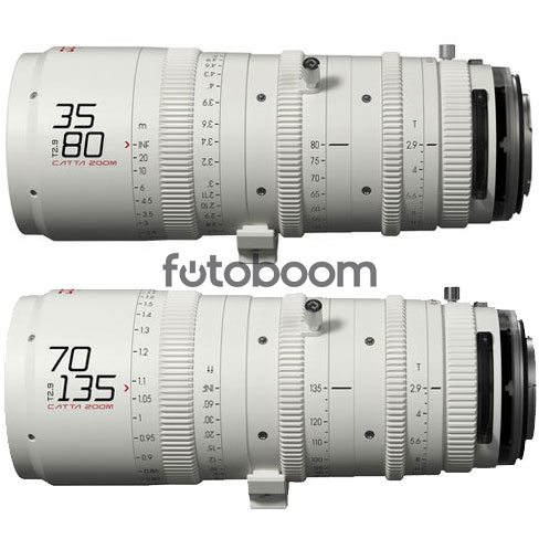 KIT CATTA ZOOM 35-80mm/70-135mm E-Mount (Blanco)