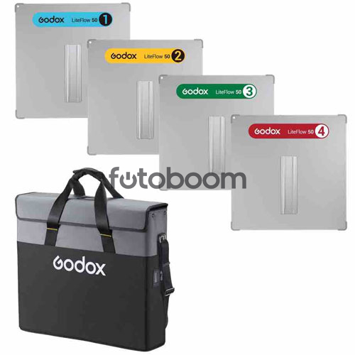Kit 4x Reflectores LiteFlow (50 x 50cm) Kit 4x Reflectores LiteFlow (50 x 50cm)