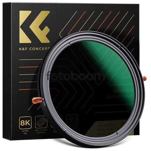 Filtro Nano-X 2 en 1 Polarizador y ND2-ND32 (82mm)