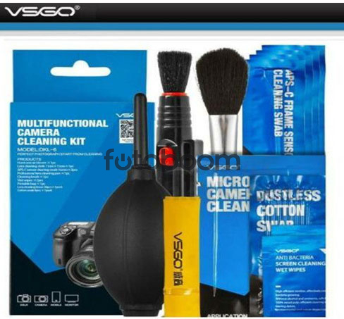 Kit de limpieza de cámara multifuncional VSGO Kit de limpieza de cámara multifuncional VSGO