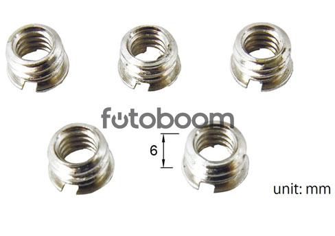KS-053 5x Bujes Reductores de 3/8 a 1/4