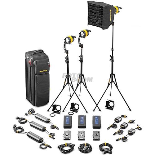 Kit Estandar 3 focos LED de 40W Luz día