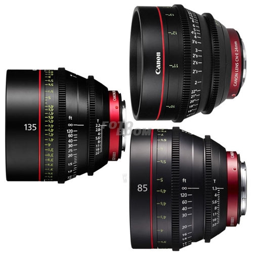 KIT CN-E 24mm/85mm/135mm (FEET)