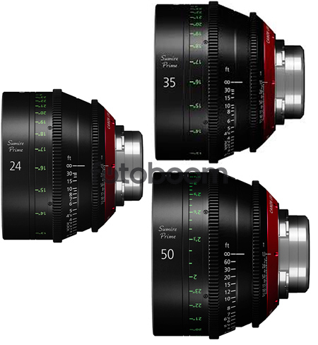KIT SUMIRE CN-E 24mm/35mm/50mm (FEET)