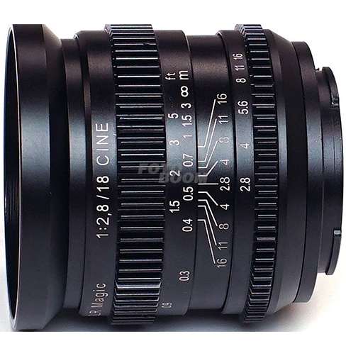 18mm t/2,8 MicroPrime Cine Sony E 18mm t/2,8 MicroPrime Cine Sony E