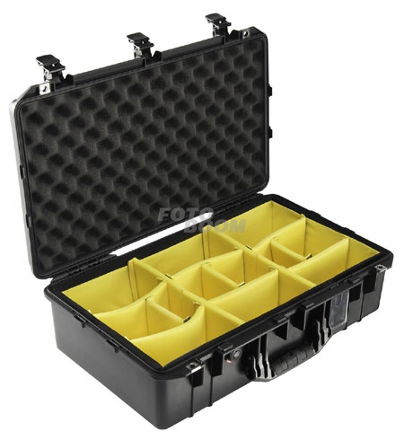Maleta 1555 Air Negra con Compartimentos
