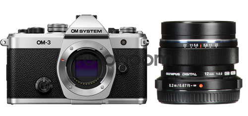 OM-3 + 12mm f/2.0 Negro + 200E BONIFICACION - BLACK FRIDAY OM