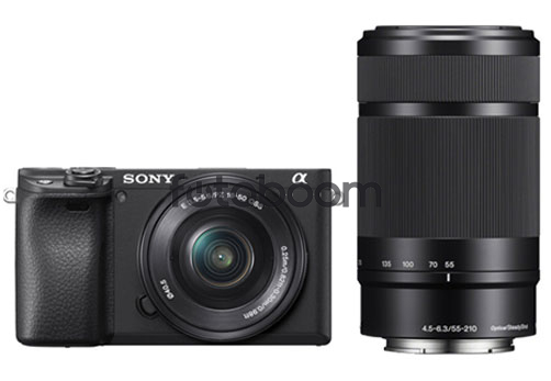 Alpha A6400 + 16-50mm f/3.5-5.6 + 55-210mm f/4.5-6.3 OSS - BLACK FRIDAY SONY Alpha A6400 + 16-50mm f/3.5-5.6 + 55-210mm f/4.5-6.3 OSS - BLACK FRIDAY SONY