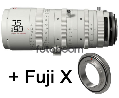 35-80mm T/2.9 Catta Zoom X-Mount (Blanco) 35-80mm T/2.9 Catta Zoom X-Mount (Blanco)
