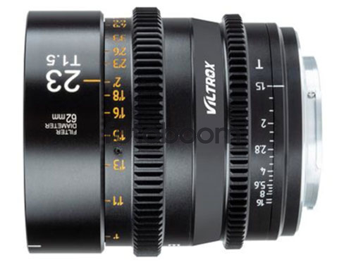 23mm T1.5 - Sony E
