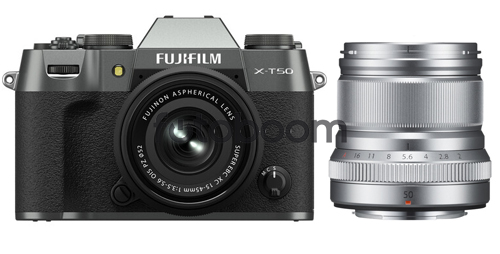 X-T50 Plata Carbón + 15-45mm f/3.5-5.6 XC OIS PZ + 50mm f/2 R XF WR Plata + 200E BONIFICACION X + 10% EXPERIENCE DAY X-T50 Plata Carbón + 15-45mm f/3.5-5.6 XC OIS PZ + 50mm f/2 R XF WR Plata + 200E BONIFICACION X + 10% EXPERIENCE DAY