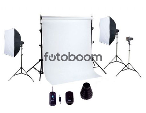 SSK-3150D Kit Flash Compacto (3 x SS-150D)