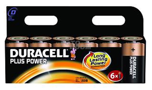 LR20 Plus Power D Pack 6 LR20 Plus Power D Pack 6