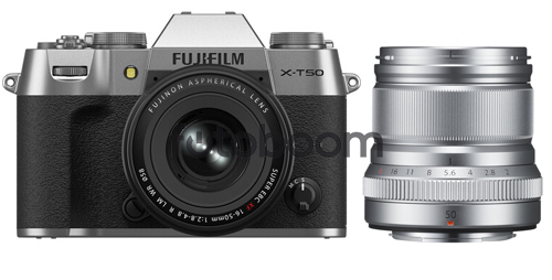 X-T50 Plata + 16-50mm f/2.8-4.8 XF R LM WR + 50mm f/2 R XF WR Plata + 200E BONIFICACION X + 10% EXPERIENCE DAY