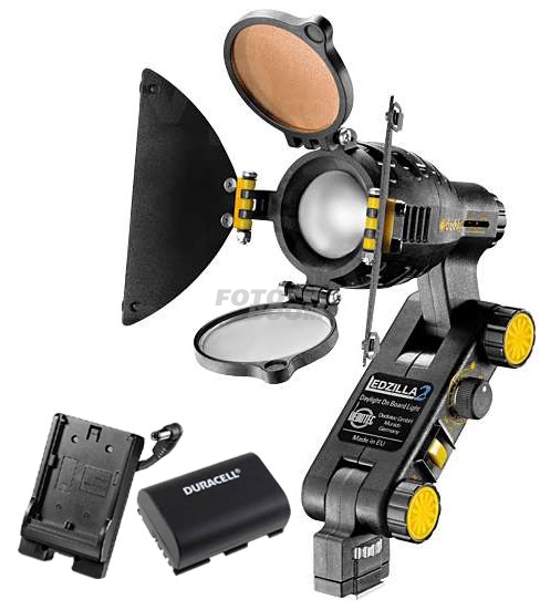 Ledzilla 2 Daylight + LP-E6 + Adaptador