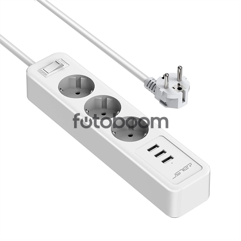 Regleta Enchufes con USB