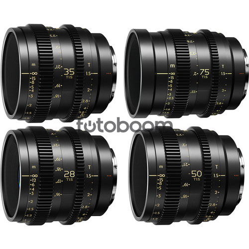 KIT Simera-C 4-Lens 28mm/35mm/50mm/75mm (FF, Sony E) KIT Simera-C 4-Lens 28mm/35mm/50mm/75mm (FF, Sony E)