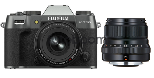 X-T50 Plata Carbón + 16-50mm f/2.8-4.8 XF R LM WR + 23mm f/2 R WR Negro + 200E BONIFICACION X + 10% EXPERIENCE DAY