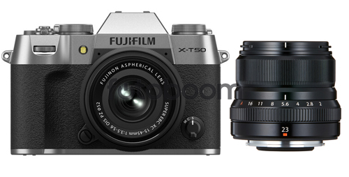 X-T50 Plata + 15-45mm f/3.5-5.6 XC OIS PZ + 23mm f/2 R WR Negro + 200E BONIFICACION X + 10% EXPERIENCE DAY X-T50 Plata + 15-45mm f/3.5-5.6 XC OIS PZ + 23mm f/2 R WR Negro + 200E BONIFICACION X + 10% EXPERIENCE DAY