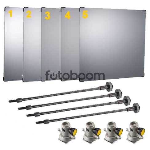 Kit 5x Reflectores Lightstream (50 x 50cm)