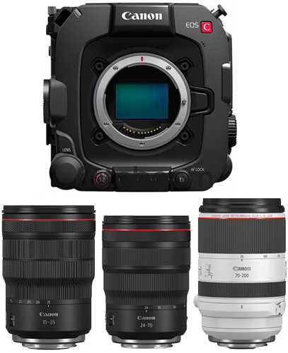 EOS C400 + 15-35mm f/2.8L + 24-70mm f/2.8L + 70-200mm f/2.8L + CANEST - BLACK FRIDAY CANON