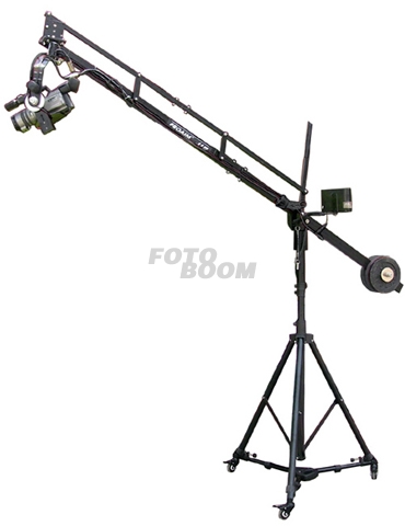 Grua 2,7m + Pan-Tilt Head Jr + Stand