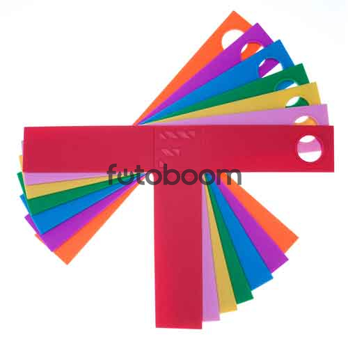 7x Coloured T-Marker 7x Coloured T-Marker