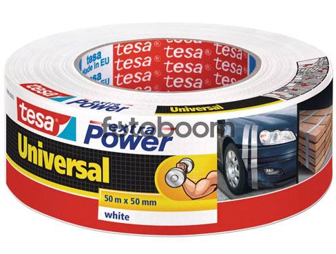 Cinta Extra Power Universal (50mm, Blanco)