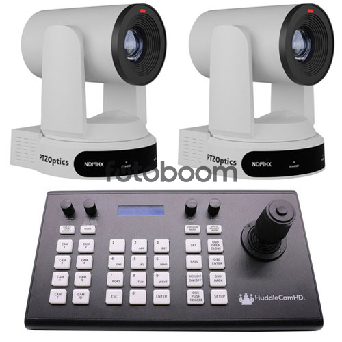 KIT 2 x Move 4K 30X (Blanco) + HC-JOY-G4 KIT 2 x Move 4K 30X (Blanco) + HC-JOY-G4