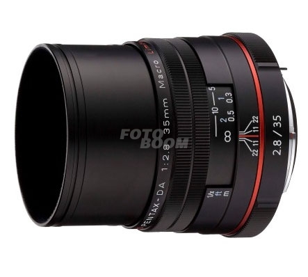 35mm f/2,8 DA AL LTD Macro HD W/C Negro