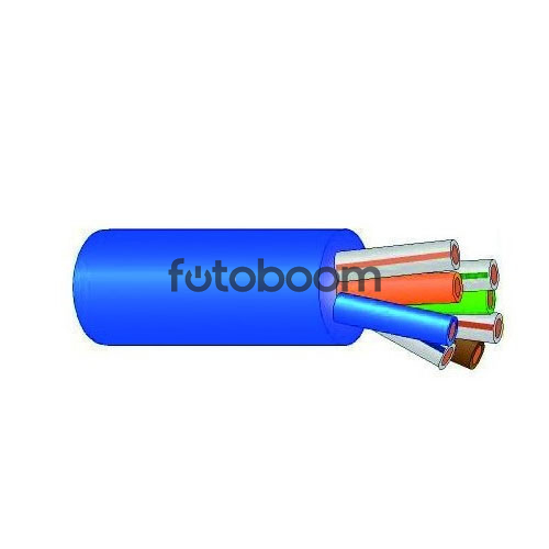 Cable RJ45 CAT. 6 U/UTP RIG. HF S1a,d1,a1 AZUL (AWG23) 300M