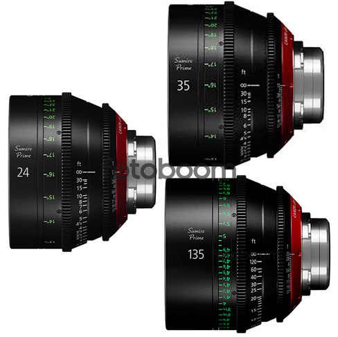 KIT SUMIRE CN-E 24mm/35mm/135mm (FEET) KIT SUMIRE CN-E 24mm/35mm/135mm (FEET)