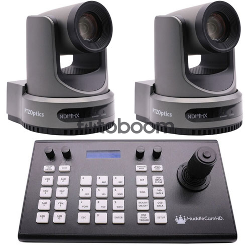 KIT 2 x Move 4K 20X (Gris) + HC-JOY-G4 KIT 2 x Move 4K 20X (Gris) + HC-JOY-G4